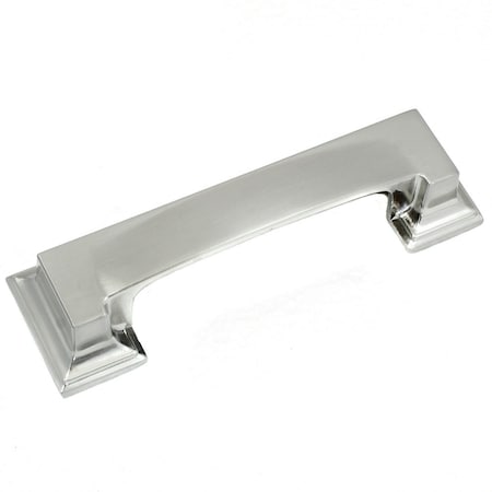 3/96mm Cup Pull, Park Avenue, Satin Nickel